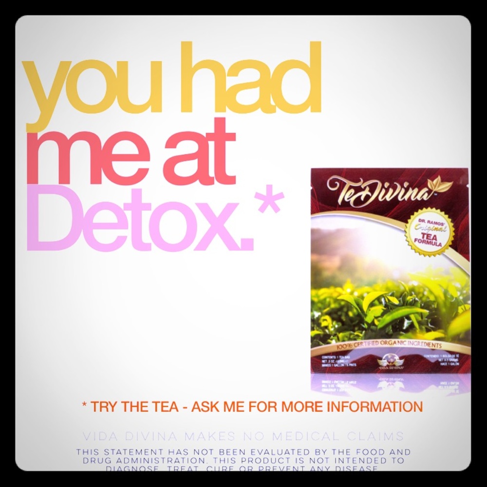 Detox Naturals and organic Te vida divina